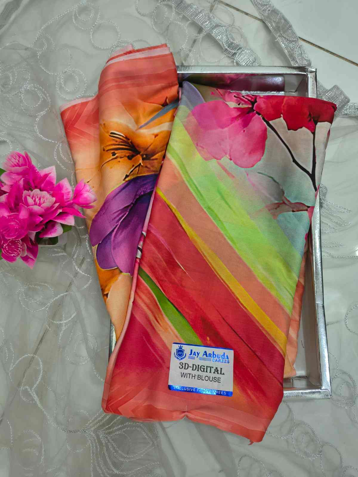 Digital print Sarees